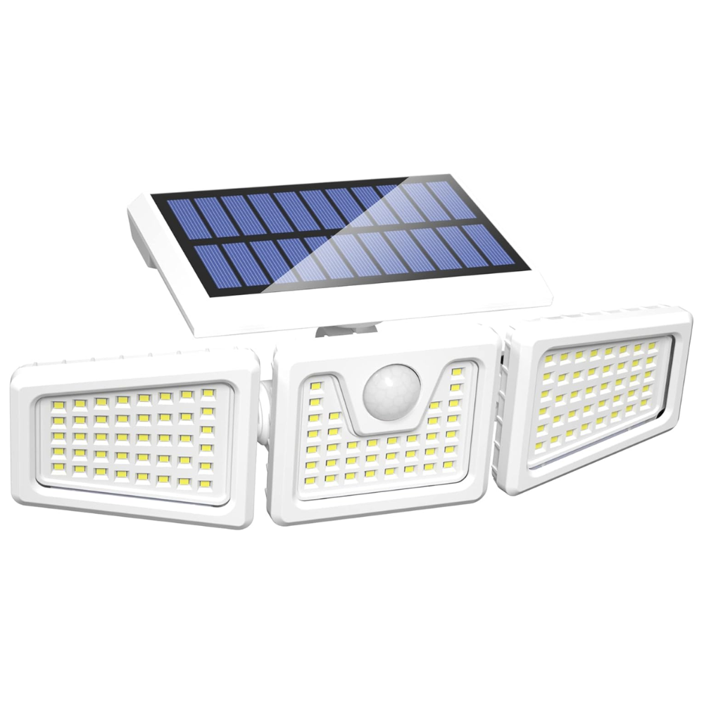 3 Head Solar Powered Motion Sensor Lights