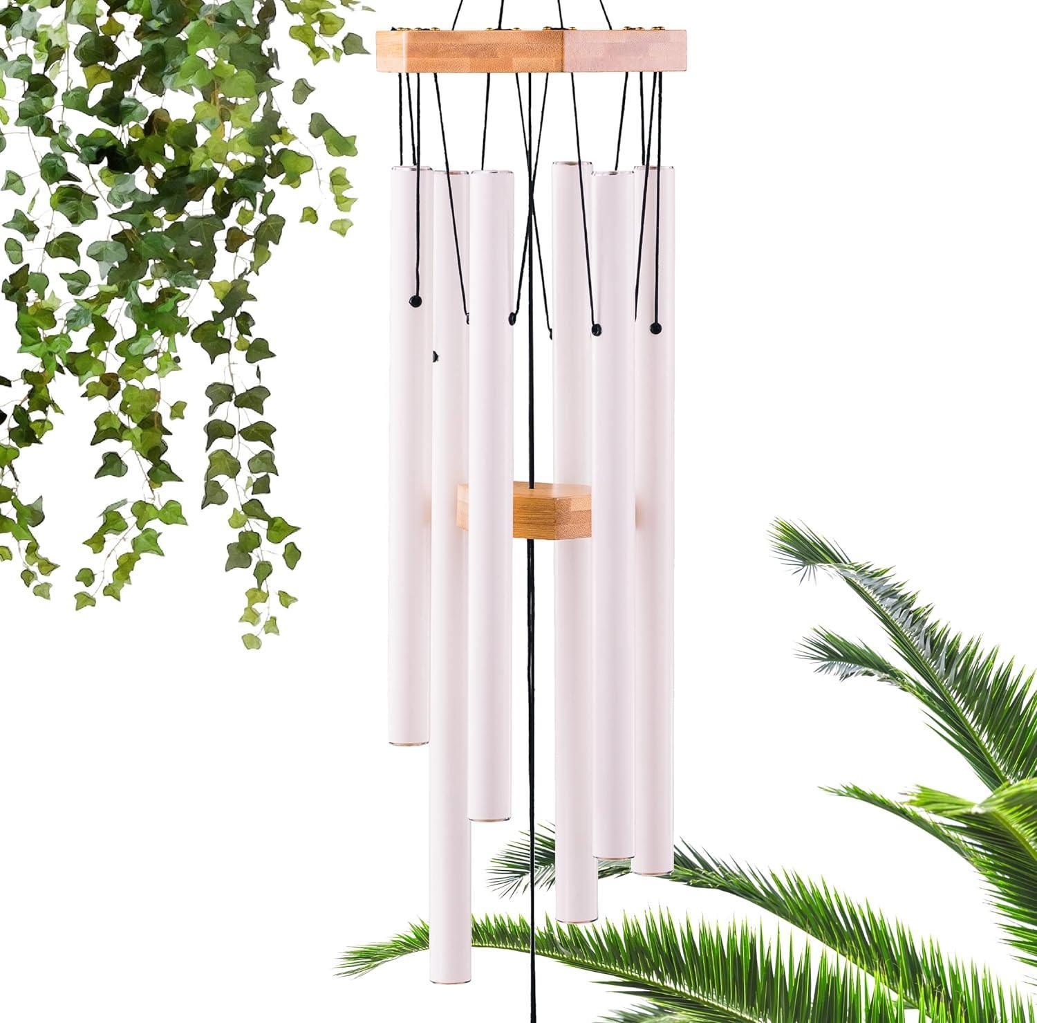 Solar Powered LED Garden Wind Chimes - Indoor And Outdoor Wind Chimes-Solar Wind LED Chime