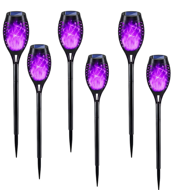 Solar Torch Lights For Outdoor Halloween Yard Decor