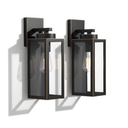 Pack Of 2 Outdoor Wall Light Fixtures