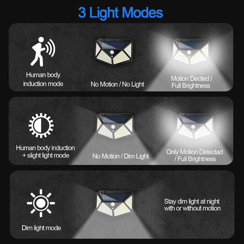 100 Solar Wall Lights Outdoor – Bright And energy Efficient-Solar Wind LED Chime