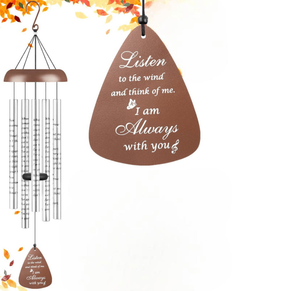 Patio Outdoor Wind Chimes-Solar Wind LED Chime