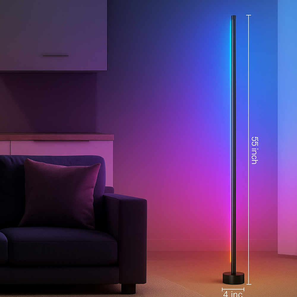 RGB Floor Lamp Smart-Solar Wind LED Chime