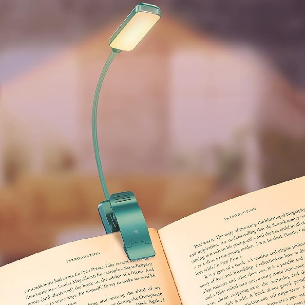 USB Rechargeable Book Light-Solar Wind LED Chime