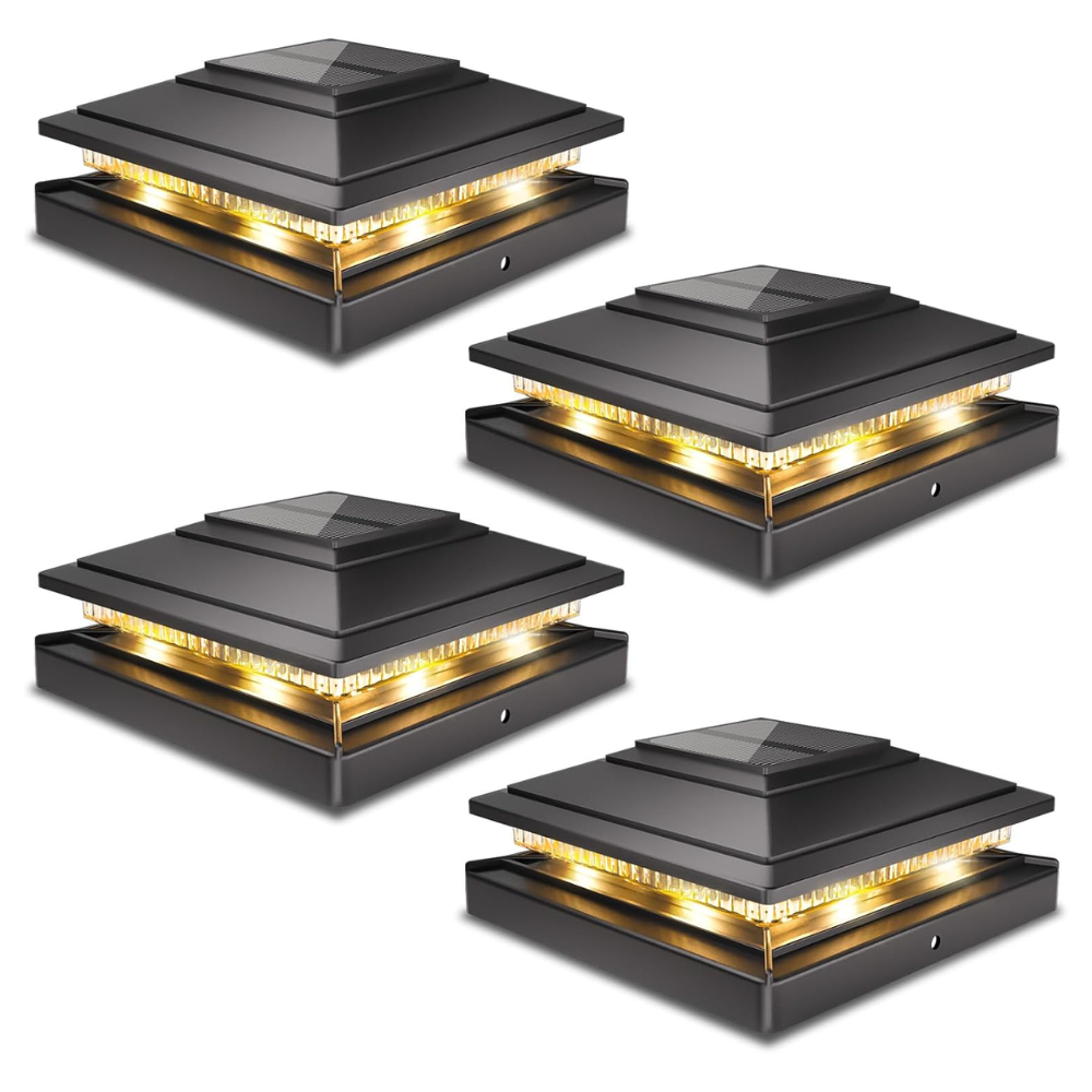 Waterproof Solar Post Cap Lights For Outdoor Fence