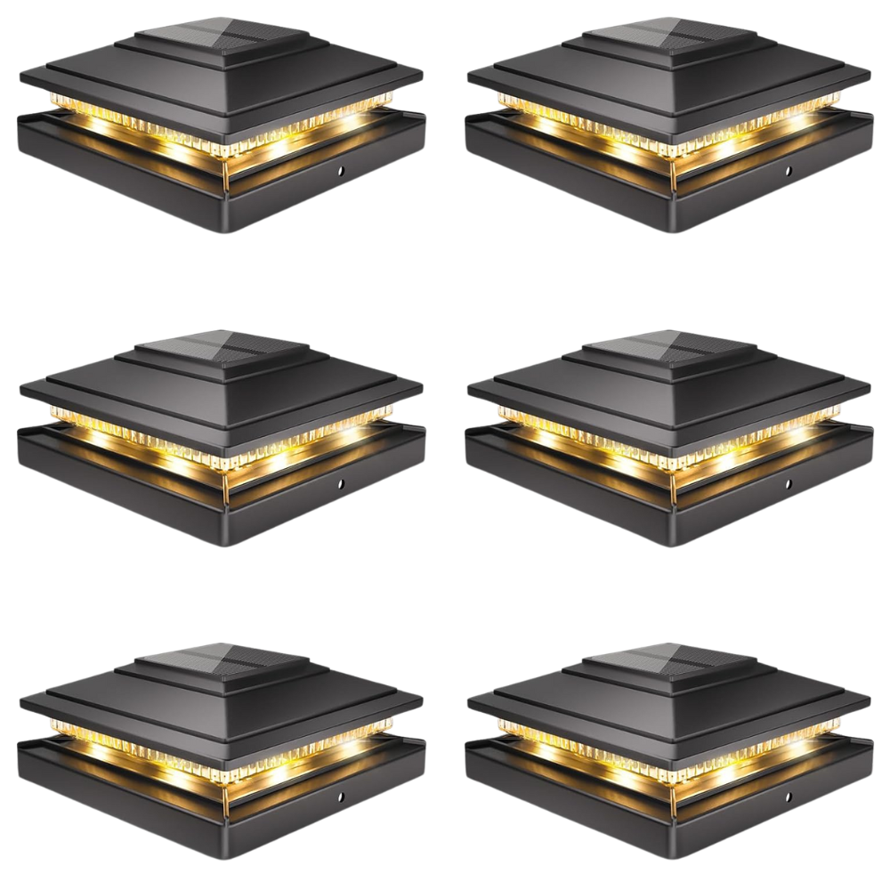Waterproof Solar Post Cap Lights For Outdoor Fence