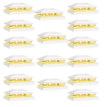 Solar Powered Post Cap Lights for Outdoor Deck And Fence