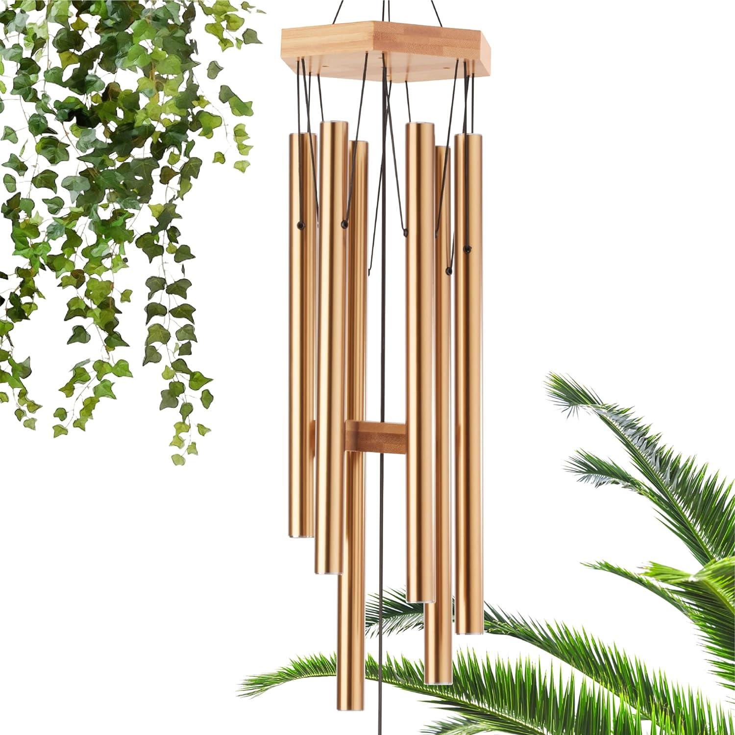 Solar Powered LED Garden Wind Chimes - Indoor And Outdoor Wind Chimes-Solar Wind LED Chime