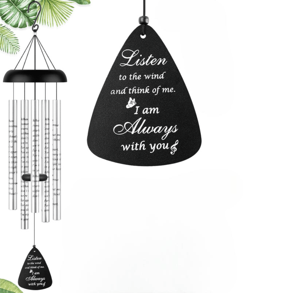 Patio Outdoor Wind Chimes-Solar Wind LED Chime