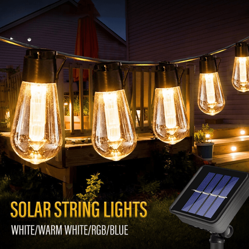 LED Solar String Lights – Waterproof Decorative Outdoor Lighting-Solar Wind LED Chime