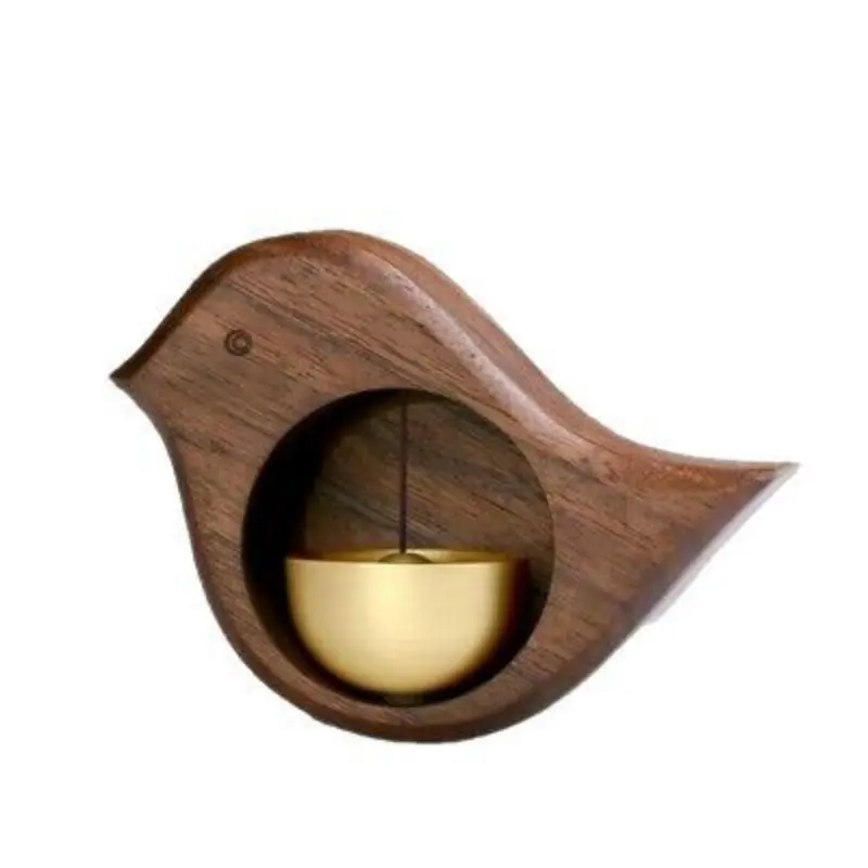 Solid Wood Wind Chime, 1 Count Magnetic Hangable Entry Door Bell, Vintage Door Bell
