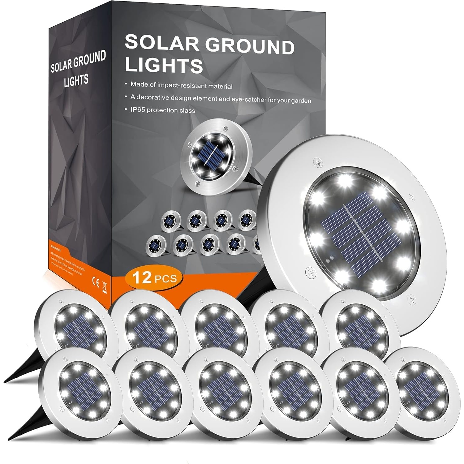 Outdoor Waterproof Solar Pathway Lights