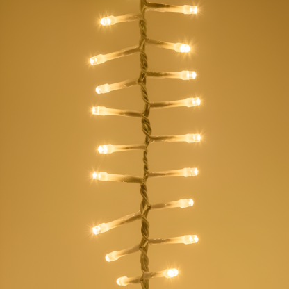 3M Warm White LED Cluster String Lights