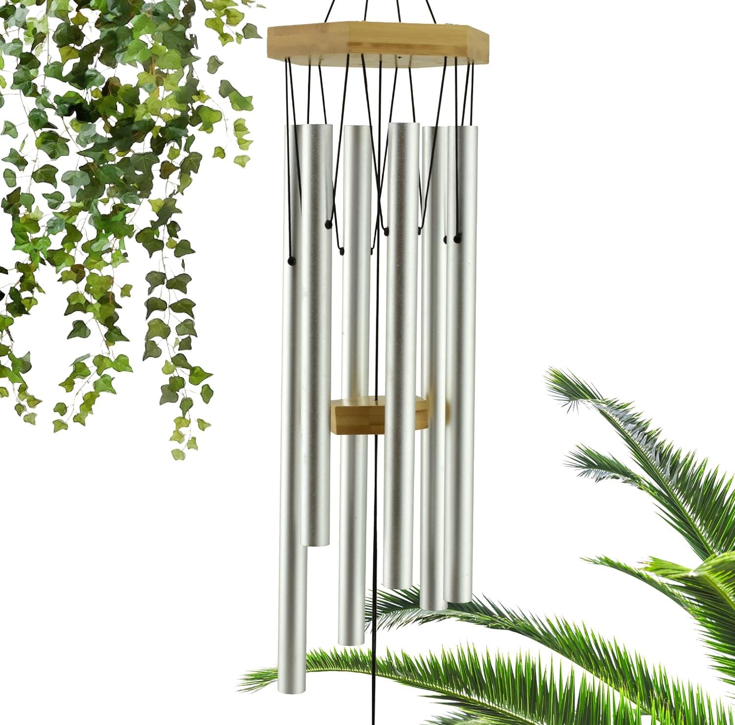 Solar Powered LED Garden Wind Chimes - Indoor And Outdoor Wind Chimes-Solar Wind LED Chime