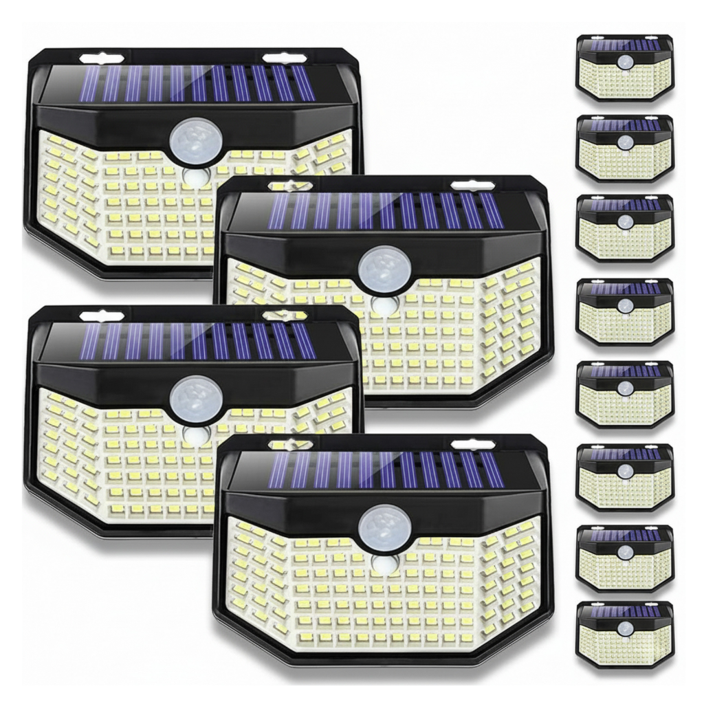 120 LED Outdoor Solar Lights With Motion Sensor