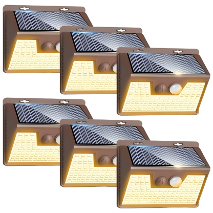 140LED Solar Security Fence Lights For Wall Garden Yard Outside