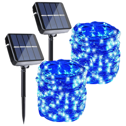 Halloween Solar String Lights Outdoor With 8 Twinkle Modes