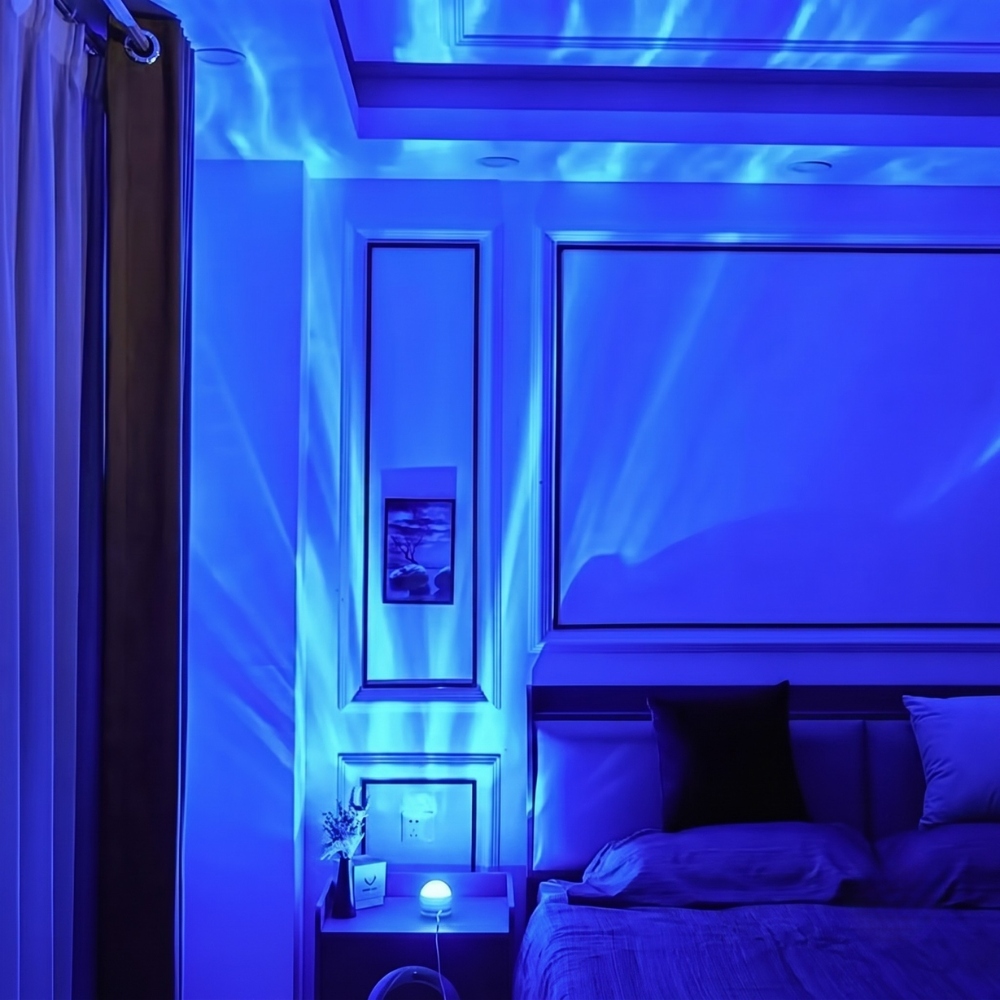 Indoor Water Ripple Starry Sky Projector Lamp
