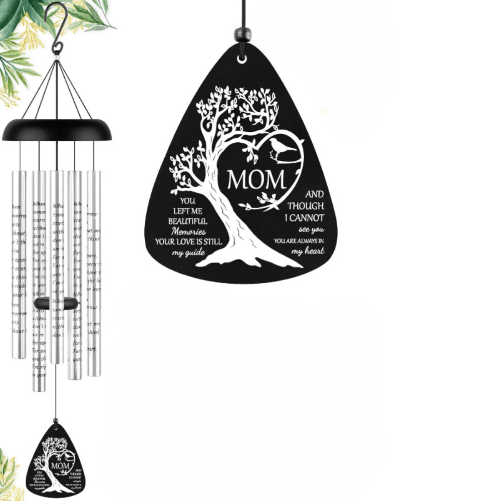 Patio Outdoor Wind Chimes-Solar Wind LED Chime