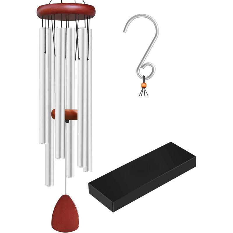 Outdoor Memorial Wind Chime With Teardrop Design-Solar Wind LED Chime