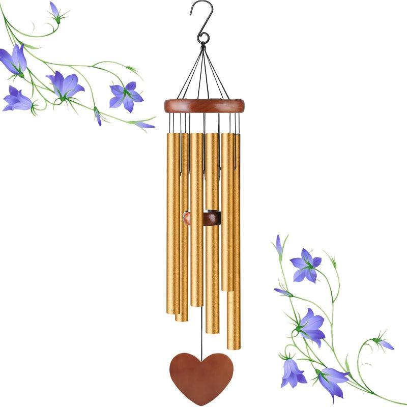 Memorial Garden Wind Chimes-Solar Wind LED Chime