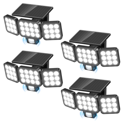 Solar Outdoor Flood Lights With Motion Sensor Security