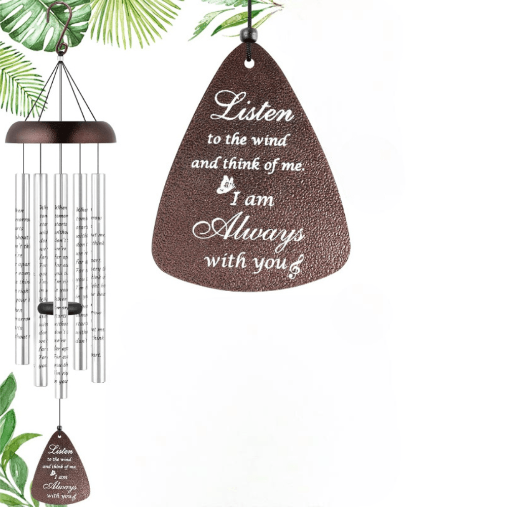 Patio Outdoor Wind Chimes-Solar Wind LED Chime