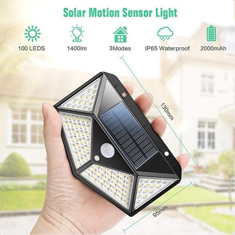 100 LED Solar Wall Motion Light – Bright and Weatherproof-Solar Wind LED Chime