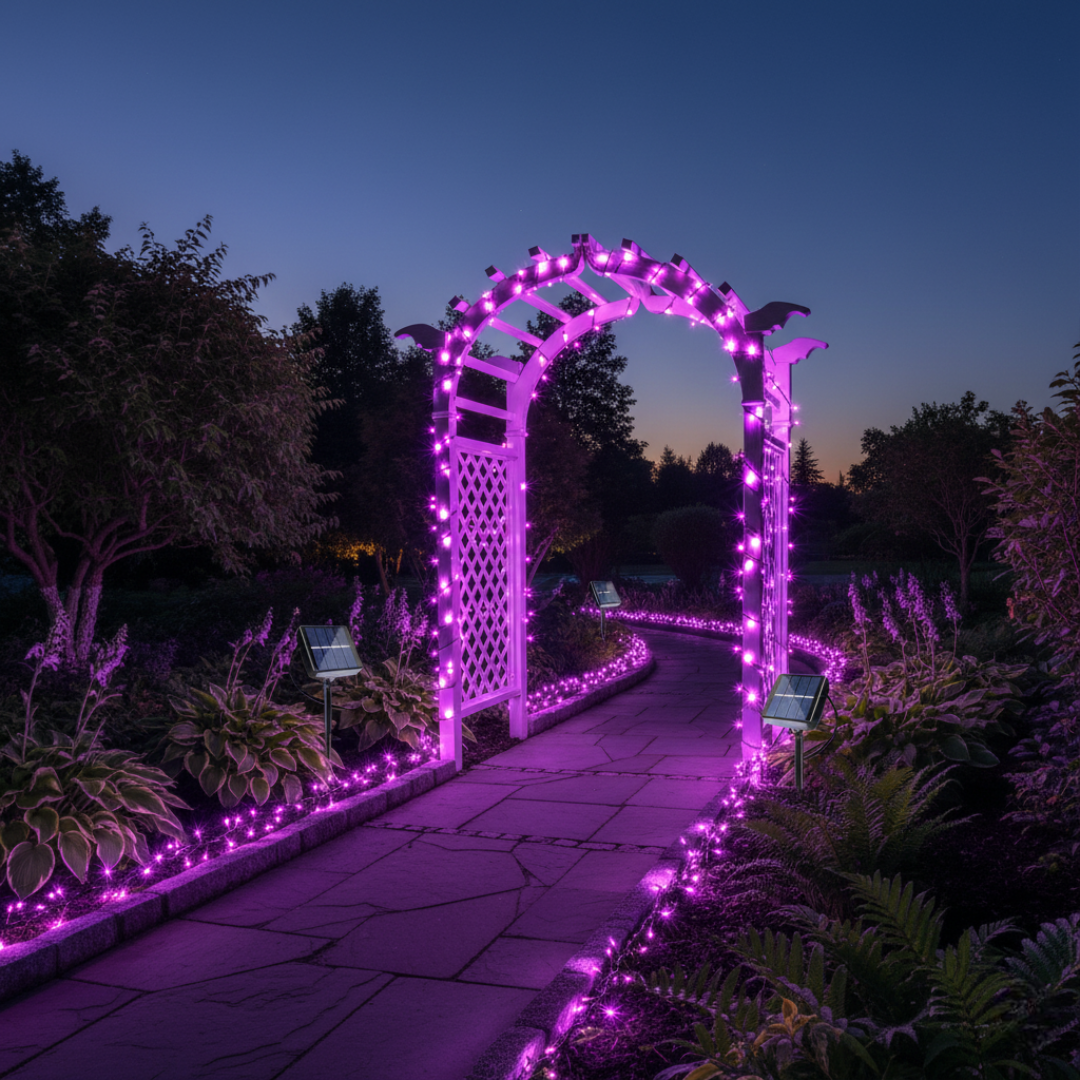 Pack Of 2 Halloween Solar String Lights