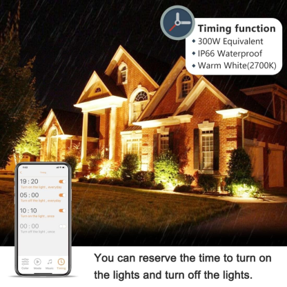 RGBW Smart 30W LED Flood Outdoor Lights