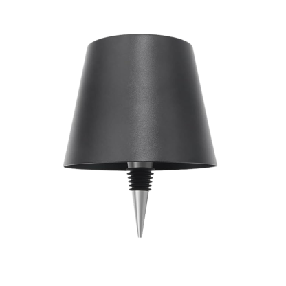 Wireless Bottle Lamp Metal Wine Bottle Light With 3 Color Light Dimming