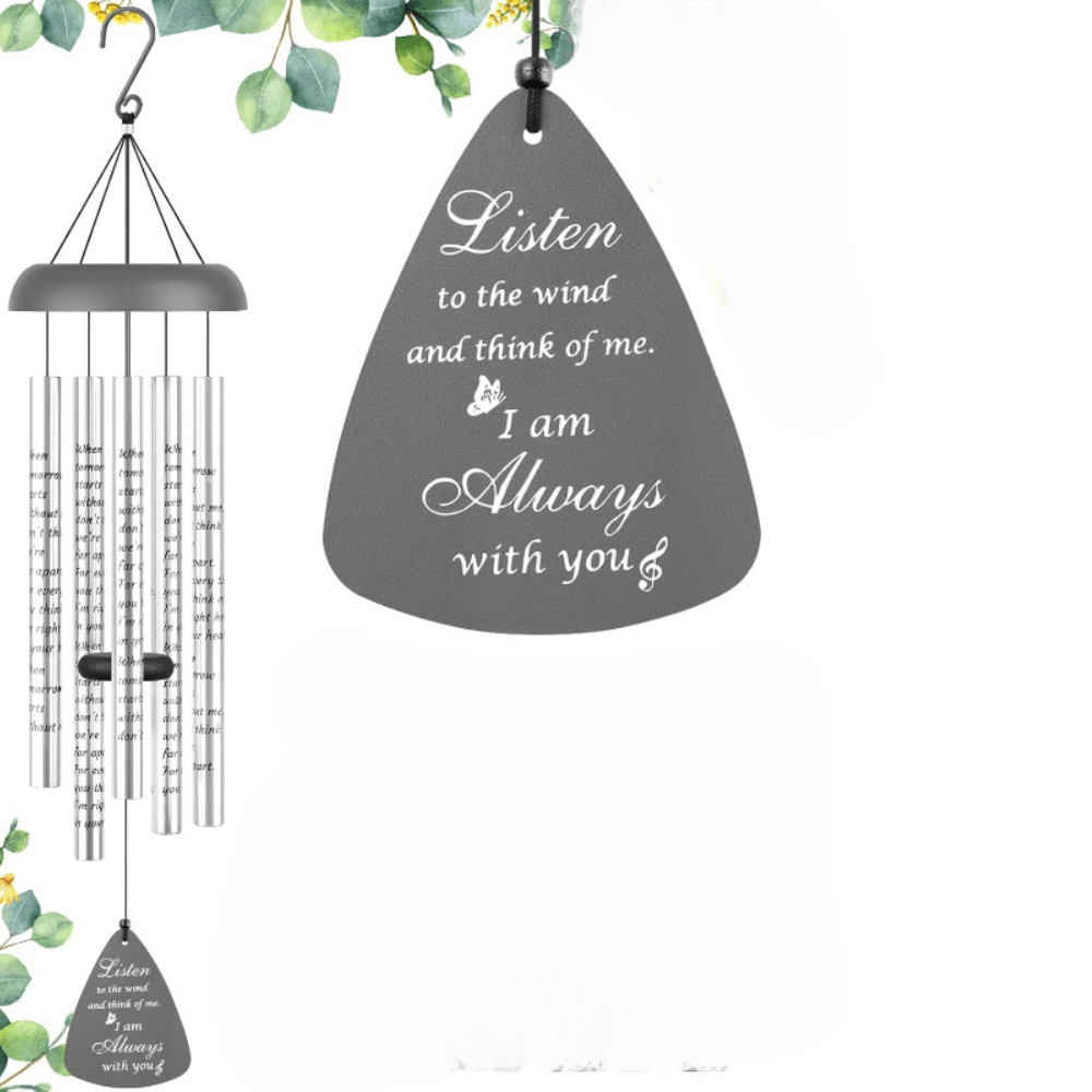 Patio Outdoor Wind Chimes-Solar Wind LED Chime