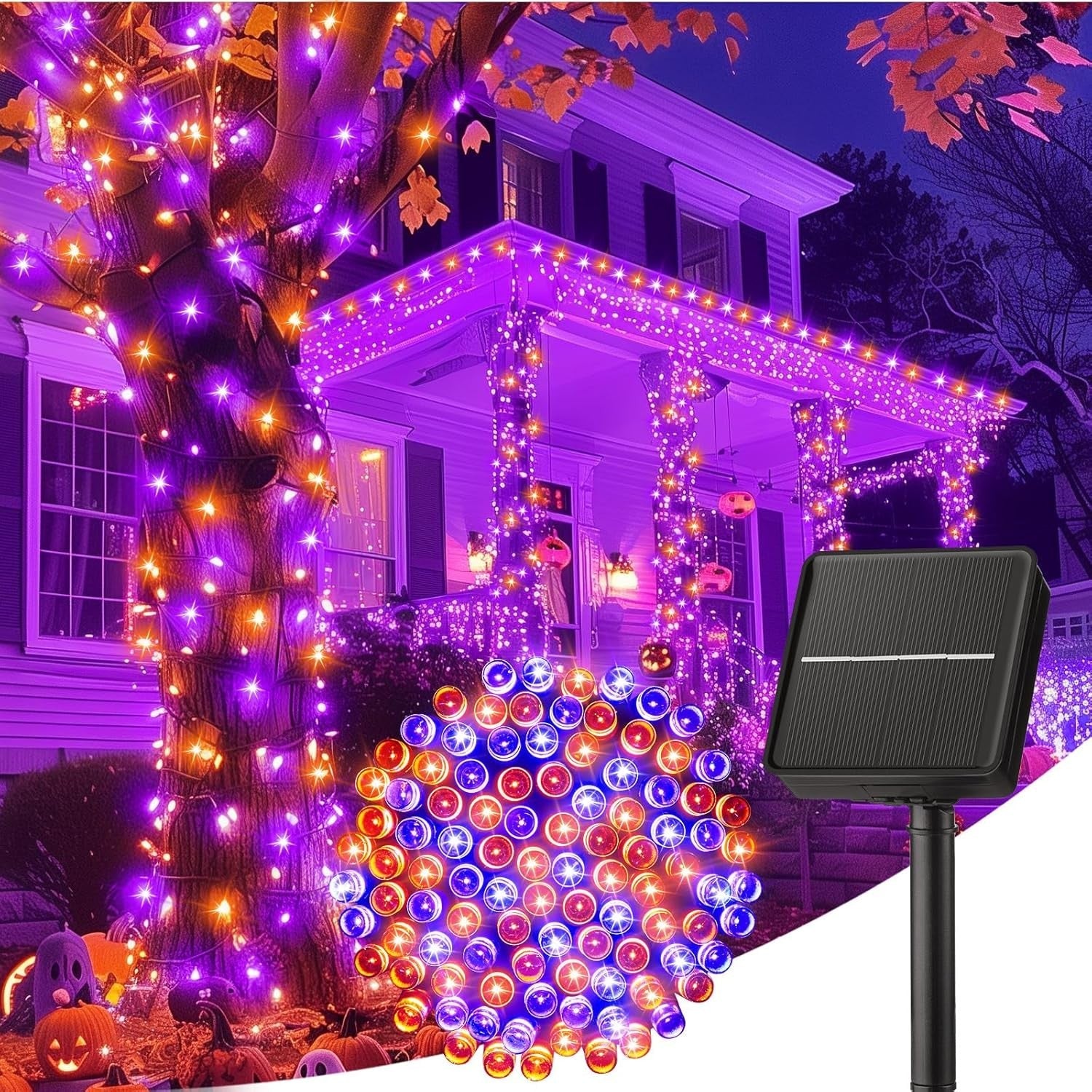 Vibrant Solar Outdoor String Lights For Garden And Event Decor-Solar Wind LED Chime