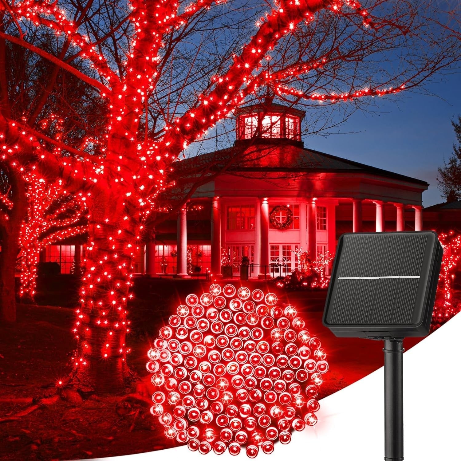 Vibrant Solar Outdoor String Lights For Garden And Event Decor-Solar Wind LED Chime