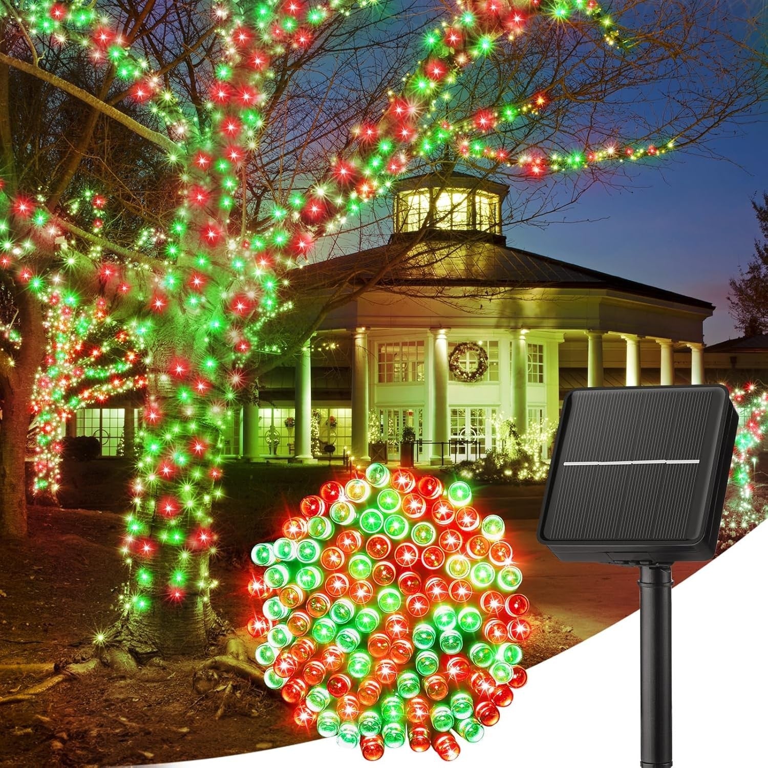 Vibrant Solar Outdoor String Lights For Garden And Event Decor-Solar Wind LED Chime