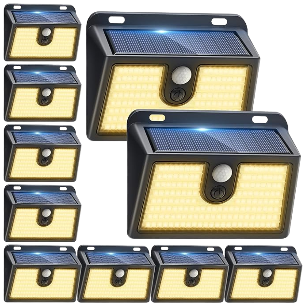 Solar Motion Sensor Outdoor Lights