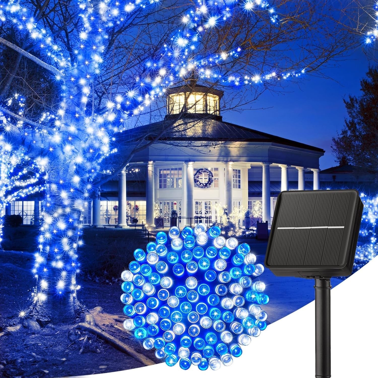 Vibrant Solar Outdoor String Lights For Garden And Event Decor-Solar Wind LED Chime