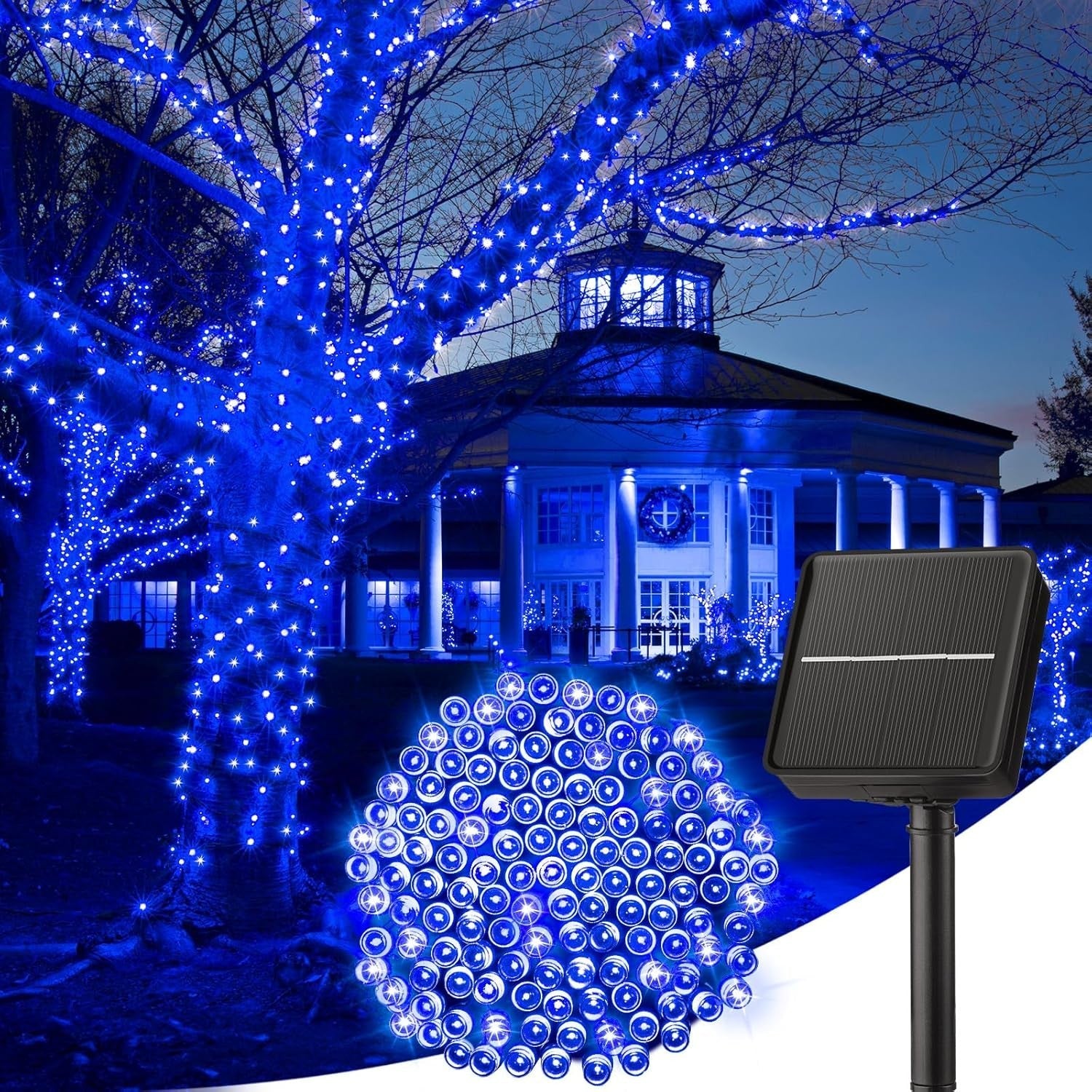 Vibrant Solar Outdoor String Lights For Garden And Event Decor-Solar Wind LED Chime