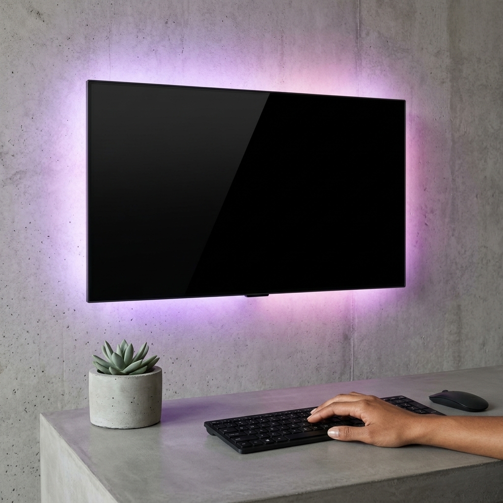 USB Powered RGB 5050 LED Strip Lights For TV Background