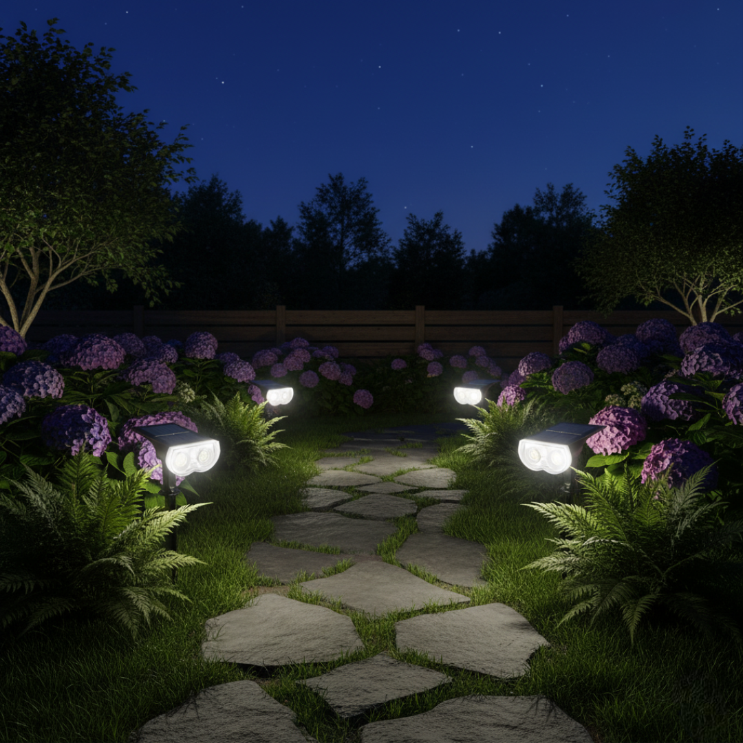 Halloween Solar Lights Outdoor 2 Pack Waterproof Spotlights