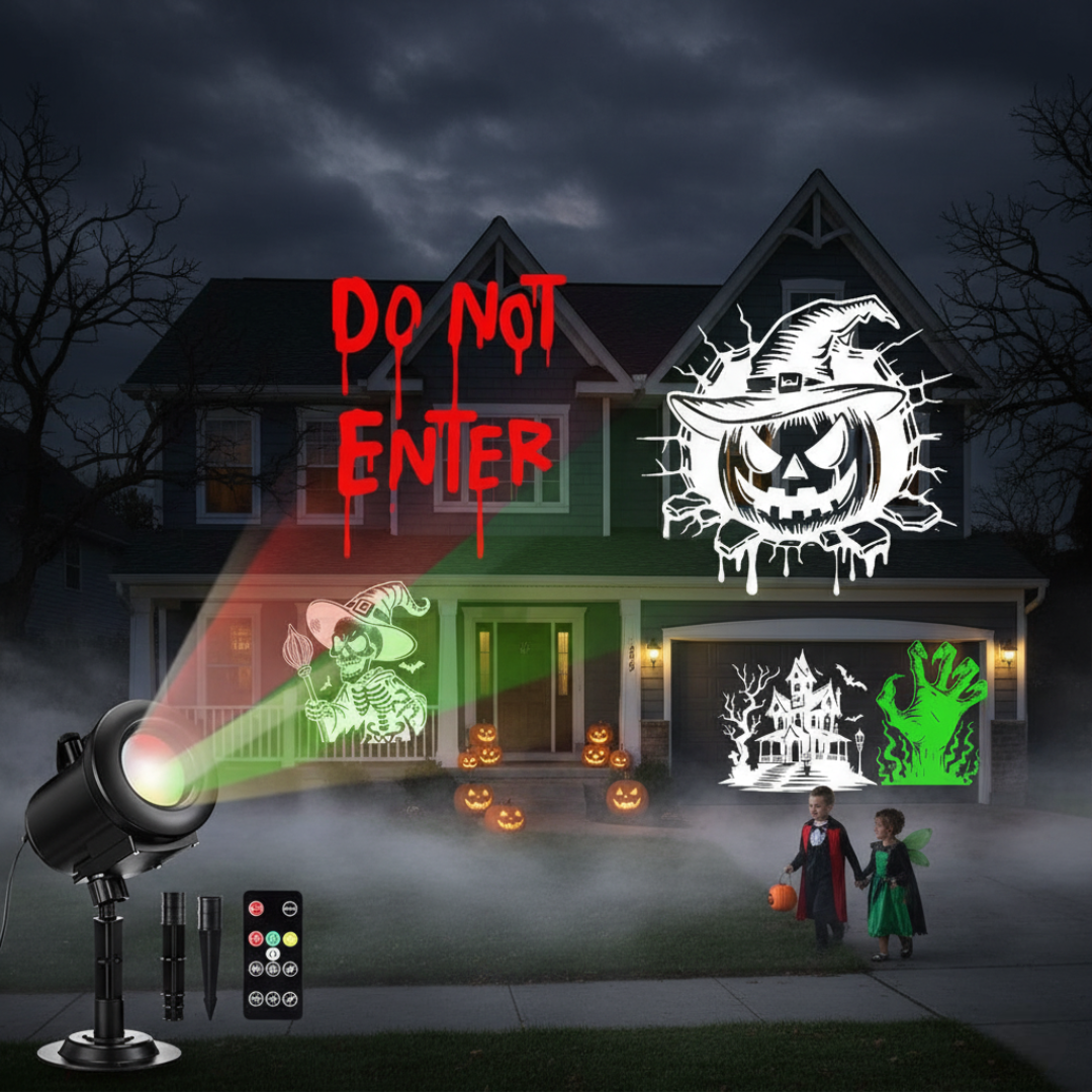 12 in 1 Halloween Outdoor Projection Lights