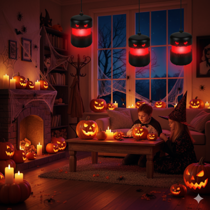 Halloween Pumpkin Lanterns 3 Pack Jack O Lantern Party Lights