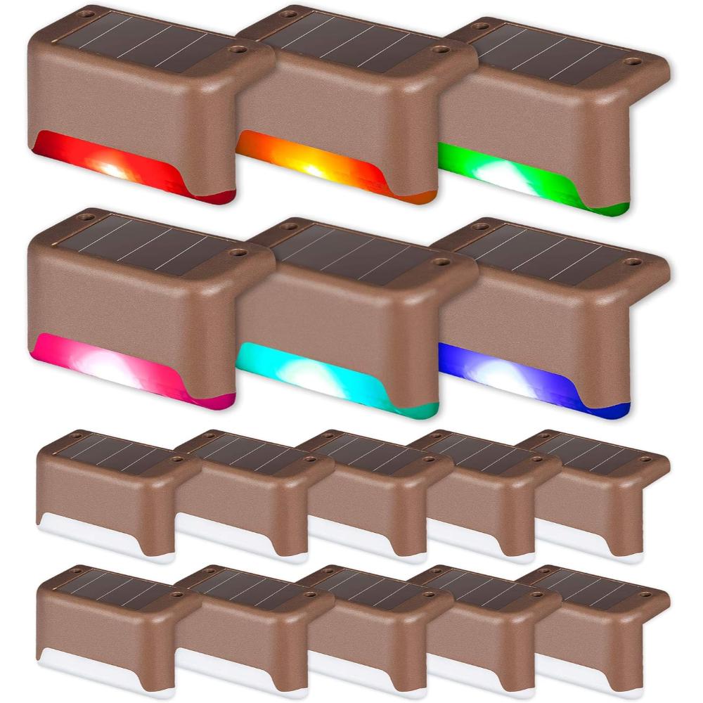 Solar Outdoor Step Lights With Color Changing LED Options-Solar Wind LED Chime