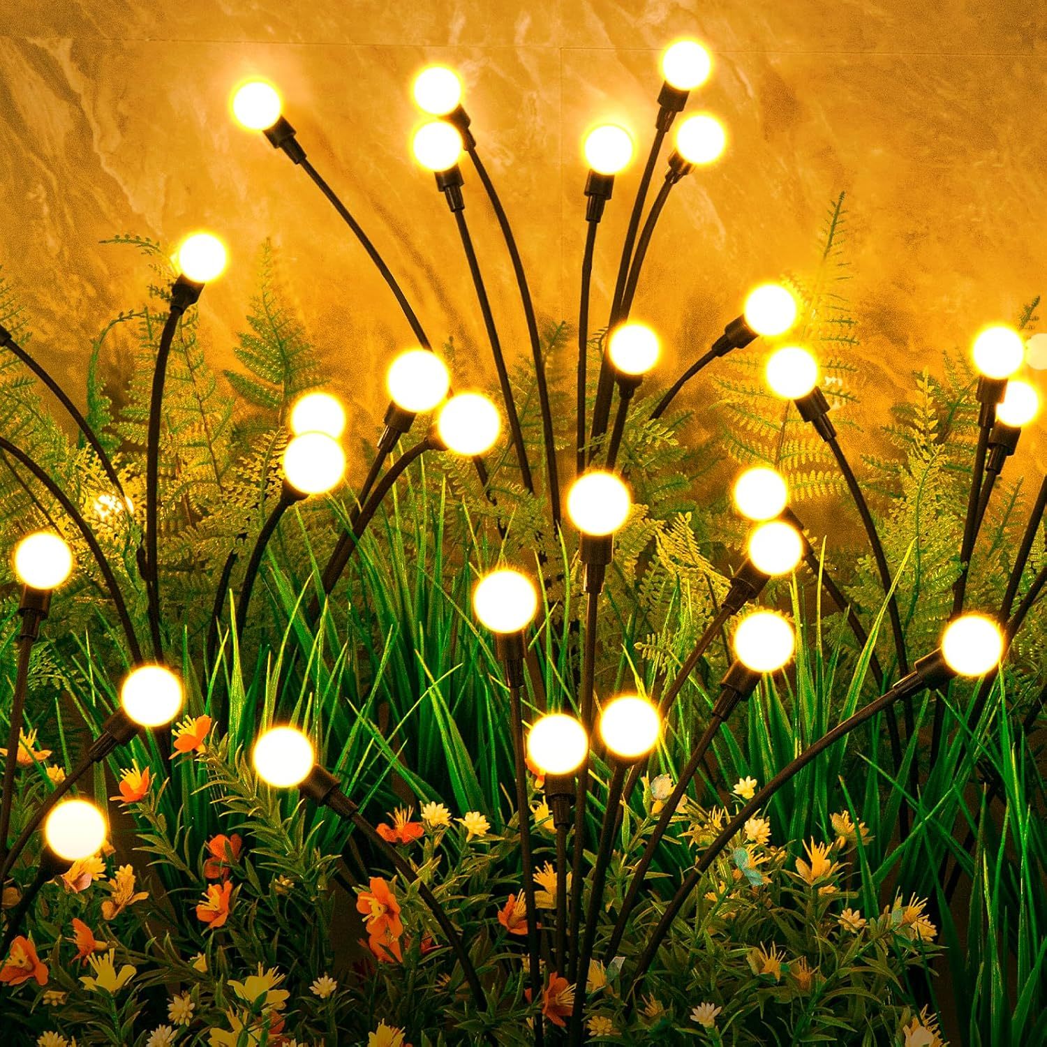 Firefly Style Solar Lights For Garden And Outdoor Decoration-Solar Wind LED Chime