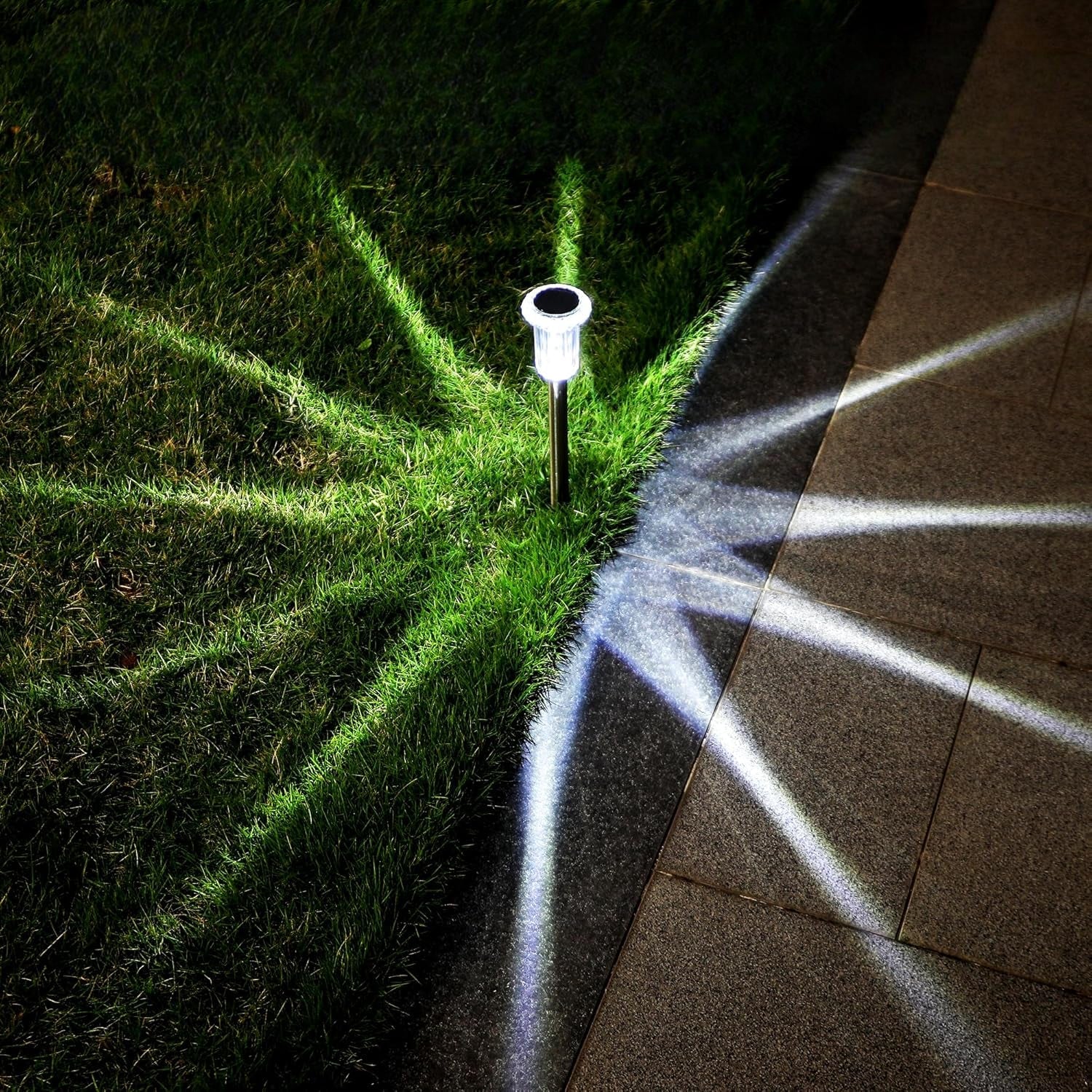 Driveway Solar Path Lights With Ground Stakes For Easy Setup-Solar Wind LED Chime
