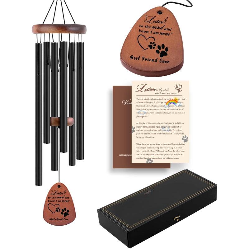 Adjustable Pet Memorial Wind Chime-Solar Wind LED Chime