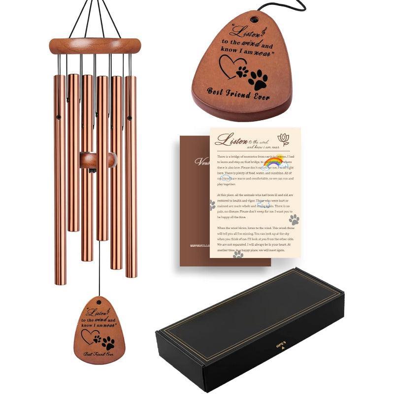 Adjustable Pet Memorial Wind Chime-Solar Wind LED Chime