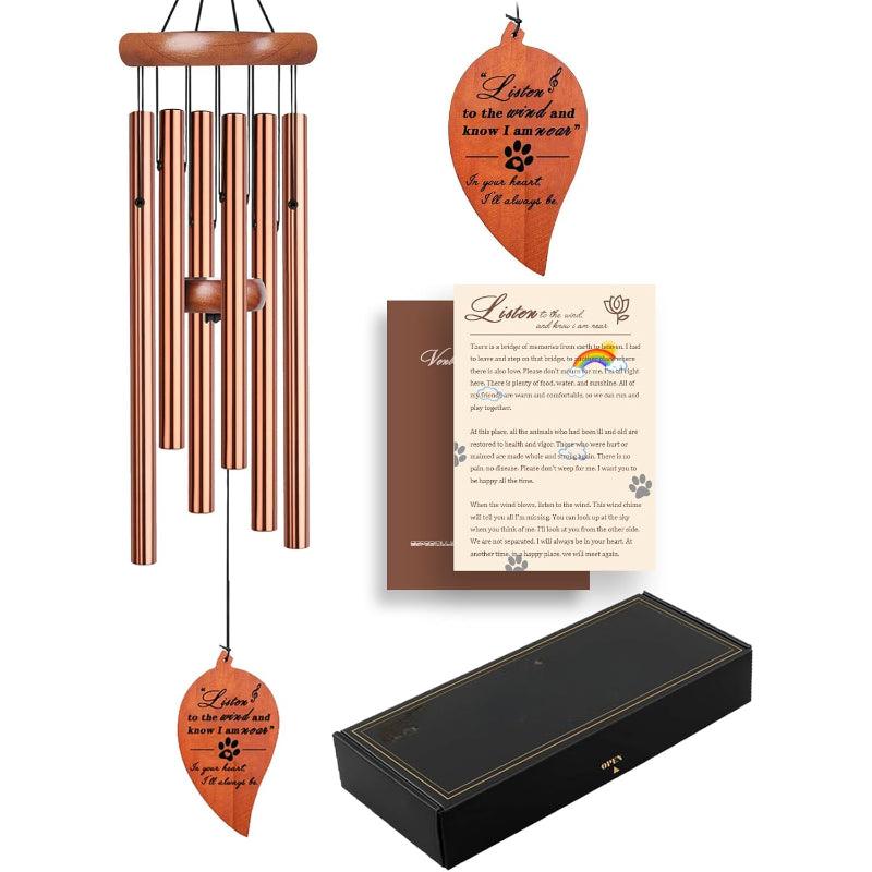 Adjustable Pet Memorial Wind Chime-Solar Wind LED Chime