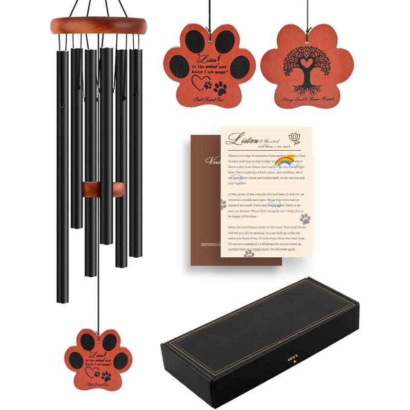 Adjustable Pet Memorial Wind Chime-Solar Wind LED Chime