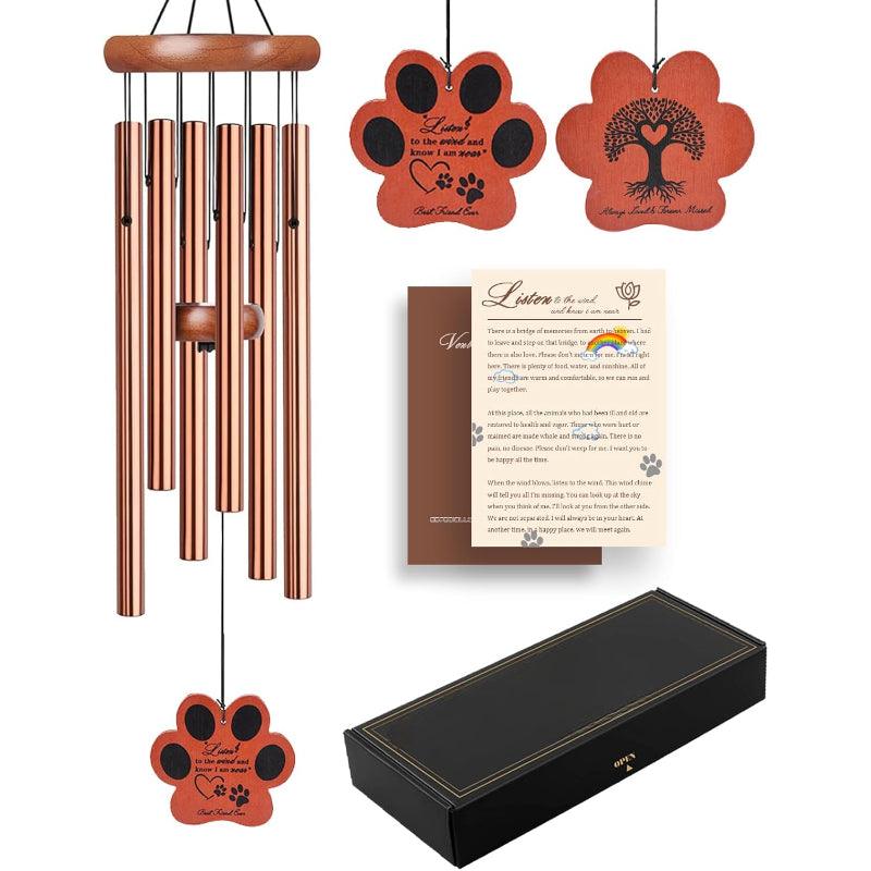 Adjustable Pet Memorial Wind Chime-Solar Wind LED Chime